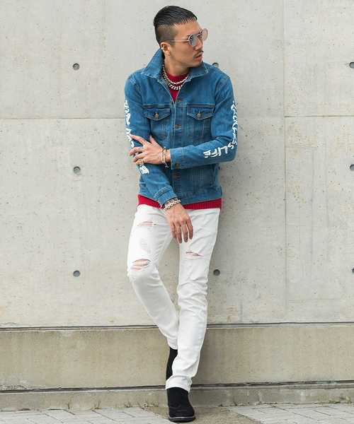 JOKER（ジョーカー）の「ストレッチデニムジャケット　メンズ　Gジャン（デニムジャケット・メンズ・インディゴブルー/ブルー系その他・XXL/XL/L/M）」の14枚目の写真