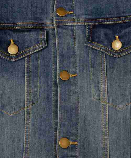 JOKER（ジョーカー）の「ストレッチデニムジャケット　メンズ　Gジャン（デニムジャケット・メンズ・インディゴブルー/ブルー系その他・XXL/XL/L/M）」の13枚目の写真
