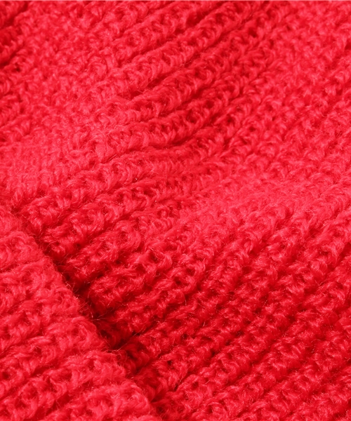 green label relaxing（グリーンレーベルリラクシング）の「GLR MADE IN USA ビーニー ◆（ニットキャップ/ビーニー・メンズ・ブラック/ダークグレー/ダークブラウン/レッド/ワインレッド/ダークグリーン/ロイヤルブルー/ネイビー・フリー）」の12枚目の写真