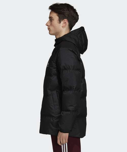 adidas（アディダス）の「フード ダウン ジャケット [SST HOODED DOWN