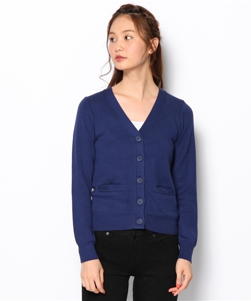 Another Edition（アナザーエディション）の「AE C V/N CGN（カーディガン/ボレロ・レディース・グレー/ワインレッド/ケリー/コバルトブルー・フリー）」の5枚目の写真