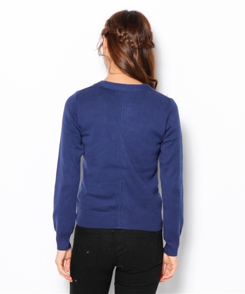 Another Edition（アナザーエディション）の「AE C V/N CGN（カーディガン/ボレロ・レディース・グレー/ワインレッド/ケリー/コバルトブルー・フリー）」の7枚目の写真