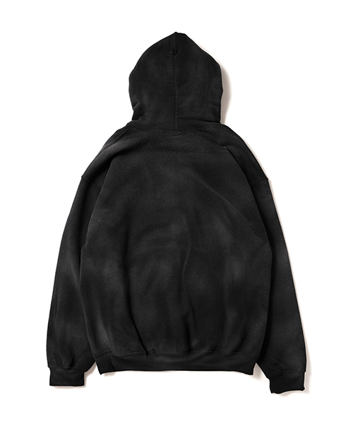 APPLEBUM(アップルバム)の「Bleach Sweat Parka(パーカー・メンズ・ブラック/マルーン/グリーン・S/M/L/XL)」の9枚目の写真
