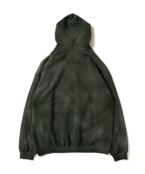 APPLEBUM(アップルバム)の「Bleach Sweat Parka(パーカー・メンズ・ブラック/マルーン/グリーン・S/M/L/XL)」の4枚目の写真