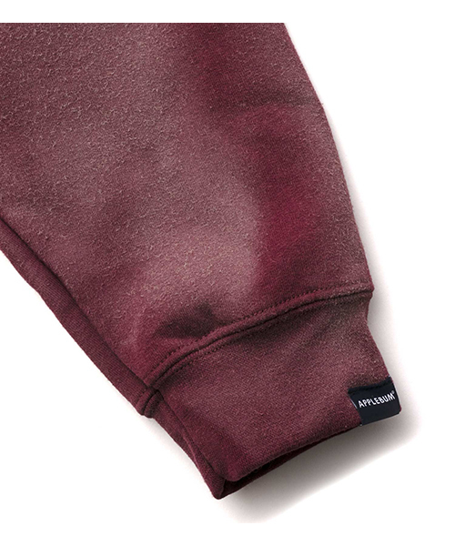 APPLEBUM(アップルバム)の「Bleach Sweat Parka(パーカー・メンズ・ブラック/マルーン/グリーン・S/M/L/XL)」の5枚目の写真