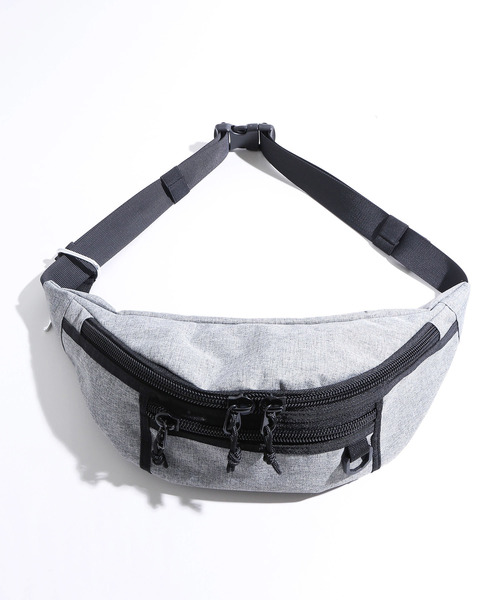 WEGO(ウィゴー)の「WEGO/ベーシックウエストバッグ(ボディバッグ/ウエストポーチ・メンズ・ブラック/グレー/パープル・FREE)」の5枚目の写真