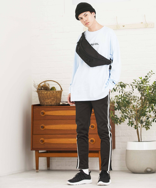 WEGO(ウィゴー)の「WEGO/ベーシックウエストバッグ(ボディバッグ/ウエストポーチ・メンズ・ブラック/グレー/パープル・FREE)」の22枚目の写真