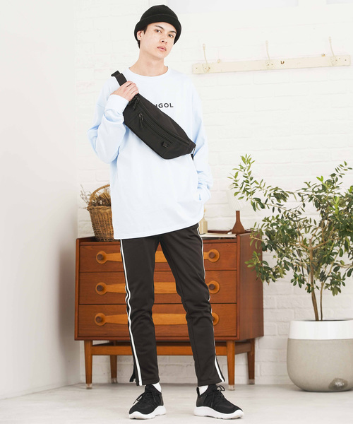 WEGO(ウィゴー)の「WEGO/ベーシックウエストバッグ(ボディバッグ/ウエストポーチ・メンズ・ブラック/グレー/パープル・FREE)」の21枚目の写真