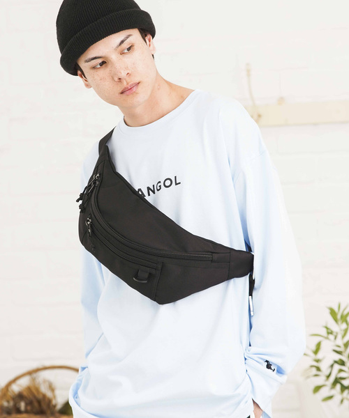 WEGO(ウィゴー)の「WEGO/ベーシックウエストバッグ(ボディバッグ/ウエストポーチ・メンズ・ブラック/グレー/パープル・FREE)」の20枚目の写真