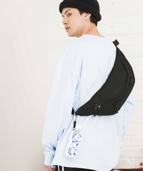 WEGO(ウィゴー)の「WEGO/ベーシックウエストバッグ(ボディバッグ/ウエストポーチ・メンズ・ブラック/グレー/パープル・FREE)」の19枚目の写真