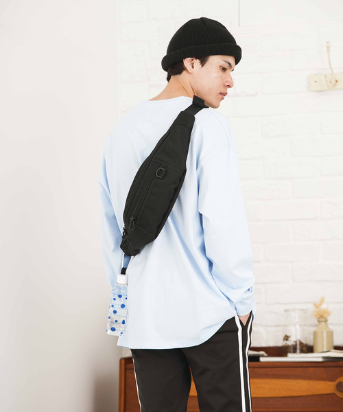 WEGO(ウィゴー)の「WEGO/ベーシックウエストバッグ(ボディバッグ/ウエストポーチ・メンズ・ブラック/グレー/パープル・FREE)」の17枚目の写真