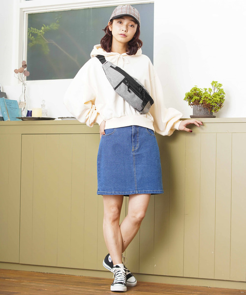 WEGO(ウィゴー)の「WEGO/ベーシックウエストバッグ(ボディバッグ/ウエストポーチ・メンズ・ブラック/グレー/パープル・FREE)」の15枚目の写真