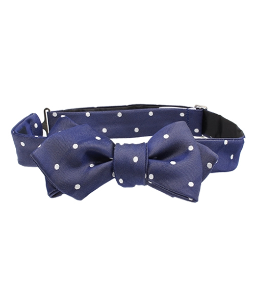 SHIPS(シップス)の「SD: ドット ボウタイ(蝶ネクタイ・メンズ・ネイビー/ラベンダー/シルバー/ワイン/ブルー・7)」の1枚目の写真