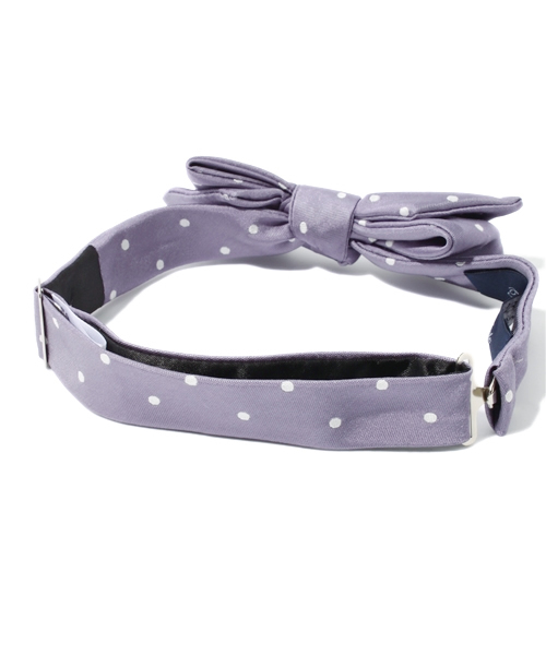 SHIPS(シップス)の「SD: ドット ボウタイ(蝶ネクタイ・メンズ・ネイビー/ラベンダー/シルバー/ワイン/ブルー・7)」の6枚目の写真