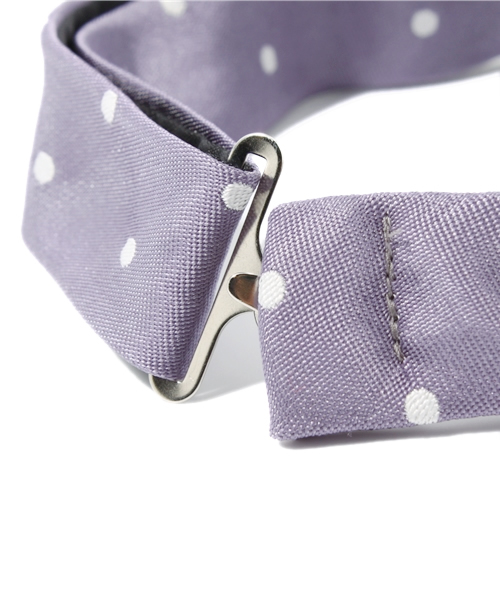 SHIPS(シップス)の「SD: ドット ボウタイ(蝶ネクタイ・メンズ・ネイビー/ラベンダー/シルバー/ワイン/ブルー・7)」の7枚目の写真