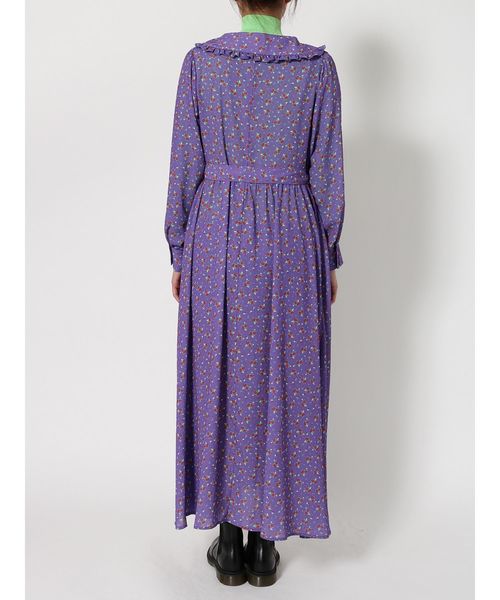 jouetie（ジュエティ）の「BIGカラーマキシワンピース（ワンピース・レディース・ブラック/パープル/ブルー/グリーン・MEDIUM）」の18枚目の写真