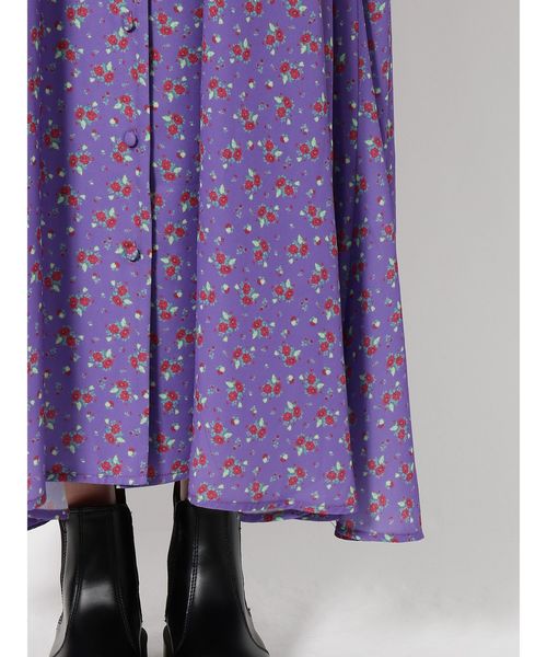 jouetie（ジュエティ）の「BIGカラーマキシワンピース（ワンピース・レディース・ブラック/パープル/ブルー/グリーン・MEDIUM）」の21枚目の写真