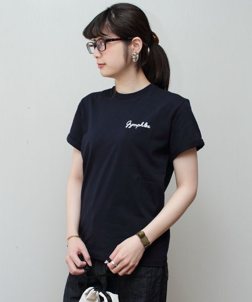 GYMPHLEX（ジムフレックス）の「GYMPHLEX / ジムフレックス　刺繍TEE (ウィメンズ　＃J-1155CH（Tシャツ/カットソー・レディース・ホワイト/ホワイト系その他2/ブラック/ネイビー/ベージュ/ホワイト系その他3・14）」の6枚目の写真