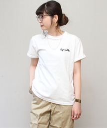 GYMPHLEX | GYMPHLEX / ジムフレックス　刺繍TEE (ウィメンズ　＃J-1155CH(Tシャツ/カットソー)