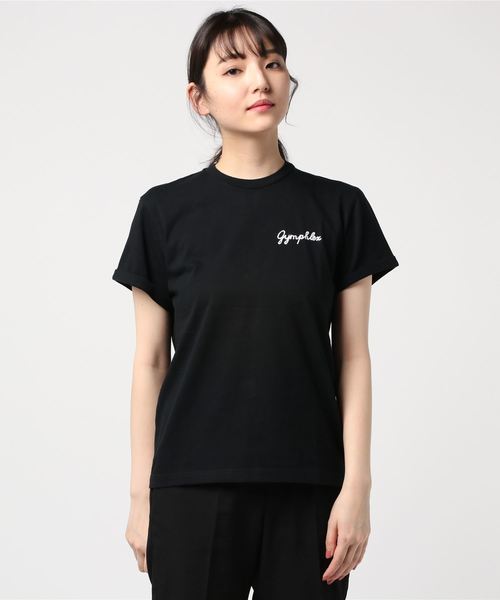 GYMPHLEX（ジムフレックス）の「GYMPHLEX / ジムフレックス　刺繍TEE (ウィメンズ　＃J-1155CH（Tシャツ/カットソー・レディース・ホワイト/ホワイト系その他2/ブラック/ネイビー/ベージュ/ホワイト系その他3・14）」の11枚目の写真