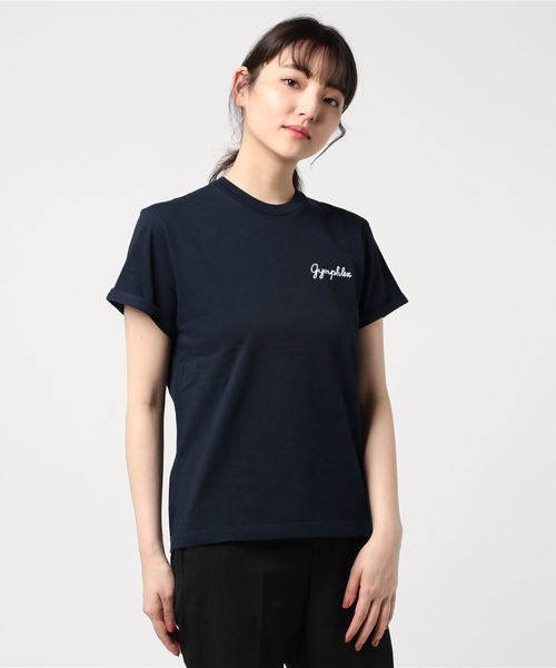 GYMPHLEX（ジムフレックス）の「GYMPHLEX / ジムフレックス　刺繍TEE (ウィメンズ　＃J-1155CH（Tシャツ/カットソー・レディース・ホワイト/ホワイト系その他2/ブラック/ネイビー/ベージュ/ホワイト系その他3・14）」の12枚目の写真