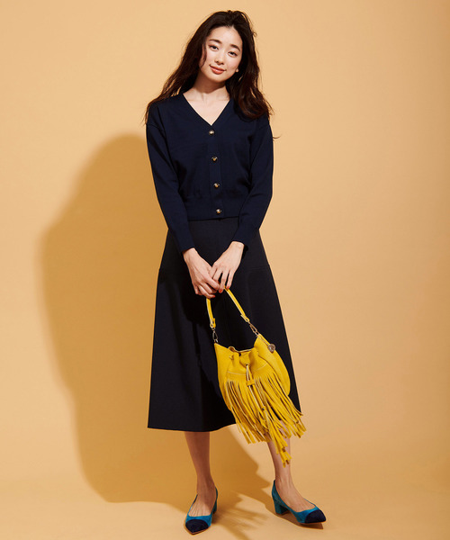 The Virgnia（ザ ヴァージニア）の「ボンディリバーシブルスカート（スカート・レディース・ピンク/グリーン/サックスブルー・36/38）」の6枚目の写真