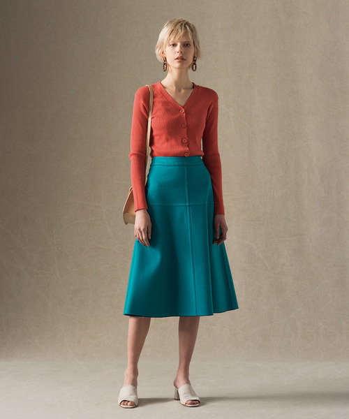 The Virgnia（ザ ヴァージニア）の「ボンディリバーシブルスカート（スカート・レディース・ピンク/グリーン/サックスブルー・36/38）」の8枚目の写真