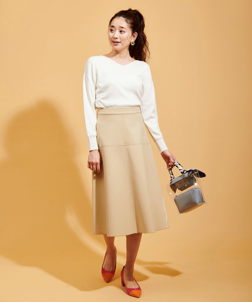 The Virgnia（ザ ヴァージニア）の「ボンディリバーシブルスカート（スカート・レディース・ピンク/グリーン/サックスブルー・36/38）」の16枚目の写真