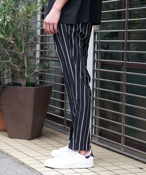 Luv maison（ラブメゾン）の「ストライプイージーパンツ（その他パンツ・メンズ・ブラック・M/L）」の8枚目の写真