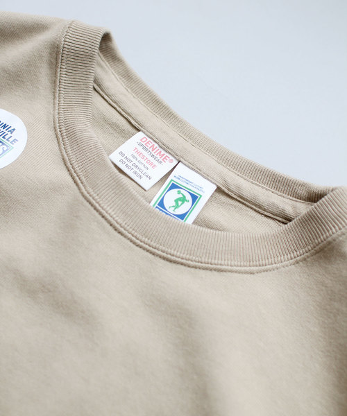 DISCUS(ディスカス)の「【DISCUS ATHLETIC×Denime】ディスカスコラボ 10oz ヘビーオンスポケットTシャツ(Tシャツ/カットソー・メンズ・ホワイト/オリーブ/ベージュ/ブラック・LARGE/X-LARGE/MEDIUM)」の5枚目の写真