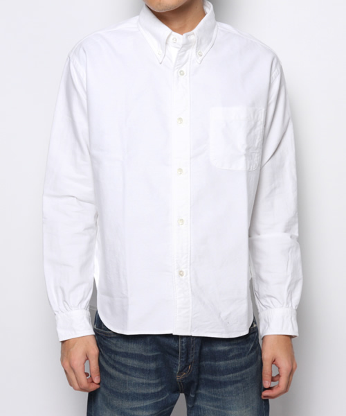 BEAMS(ビームス)の「Sanca / オックス ビッグ ボタンダウン(シャツ/ブラウス・メンズ・ホワイト・2/3)」の1枚目の写真