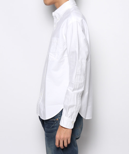 BEAMS(ビームス)の「Sanca / オックス ビッグ ボタンダウン(シャツ/ブラウス・メンズ・ホワイト・2/3)」の5枚目の写真