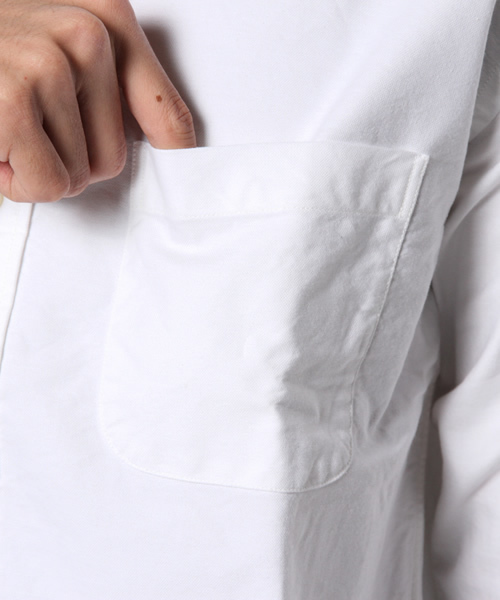 BEAMS(ビームス)の「Sanca / オックス ビッグ ボタンダウン(シャツ/ブラウス・メンズ・ホワイト・2/3)」の3枚目の写真