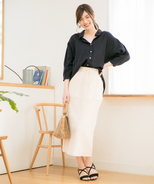 GLOBAL WORK（グローバルワーク）の「コブリウッドイヤリング/838863（イヤリング・レディース・ホワイト/ブラウン/グレー・FREE）」の15枚目の写真