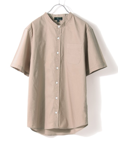 ZIP FIVE(ジップファイブ)の「【ZIP FIVE】ブロードバンドカラー半袖シャツ(シャツ/ブラウス・メンズ・ブラック/ベージュ/ホワイト×ネイビー/ブルー系その他/グレー系その他/ダークネイビー/ブルー系その他4/オリーブ/ベージュ系その他/ブラック×レッド/ホワイト系その他/ブルー系その他2/オフホワイト/ベージュ系その他2/ブルー系その他5/ブルー系その他3/チャコール/グレイッシュブルー/ベージュ系その他3/ダークグリーン/アイボリー/ブラウン/モカ/バーガンディー・XX-LARGE/LARGE/X-LARGE/X-SMALL/SMALL/MEDIUM)」の11枚目の写真