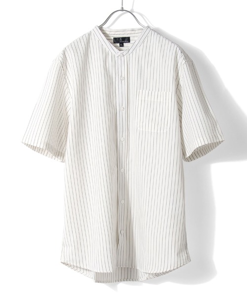 ZIP FIVE(ジップファイブ)の「【ZIP FIVE】ブロードバンドカラー半袖シャツ(シャツ/ブラウス・メンズ・ブラック/ベージュ/ホワイト×ネイビー/ブルー系その他/グレー系その他/ダークネイビー/ブルー系その他4/オリーブ/ベージュ系その他/ブラック×レッド/ホワイト系その他/ブルー系その他2/オフホワイト/ベージュ系その他2/ブルー系その他5/ブルー系その他3/チャコール/グレイッシュブルー/ベージュ系その他3/ダークグリーン/アイボリー/ブラウン/モカ/バーガンディー・XX-LARGE/LARGE/X-LARGE/X-SMALL/SMALL/MEDIUM)」の4枚目の写真