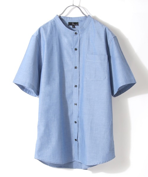 ZIP FIVE(ジップファイブ)の「【ZIP FIVE】ブロードバンドカラー半袖シャツ(シャツ/ブラウス・メンズ・ブラック/ベージュ/ホワイト×ネイビー/ブルー系その他/グレー系その他/ダークネイビー/ブルー系その他4/オリーブ/ベージュ系その他/ブラック×レッド/ホワイト系その他/ブルー系その他2/オフホワイト/ベージュ系その他2/ブルー系その他5/ブルー系その他3/チャコール/グレイッシュブルー/ベージュ系その他3/ダークグリーン/アイボリー/ブラウン/モカ/バーガンディー・XX-LARGE/LARGE/X-LARGE/X-SMALL/SMALL/MEDIUM)」の17枚目の写真