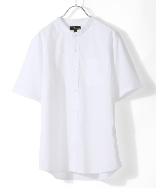 ZIP FIVE(ジップファイブ)の「【ZIP FIVE】ブロードバンドカラー半袖シャツ(シャツ/ブラウス・メンズ・ブラック/ベージュ/ホワイト×ネイビー/ブルー系その他/グレー系その他/ダークネイビー/ブルー系その他4/オリーブ/ベージュ系その他/ブラック×レッド/ホワイト系その他/ブルー系その他2/オフホワイト/ベージュ系その他2/ブルー系その他5/ブルー系その他3/チャコール/グレイッシュブルー/ベージュ系その他3/ダークグリーン/アイボリー/ブラウン/モカ/バーガンディー・XX-LARGE/LARGE/X-LARGE/X-SMALL/SMALL/MEDIUM)」の2枚目の写真