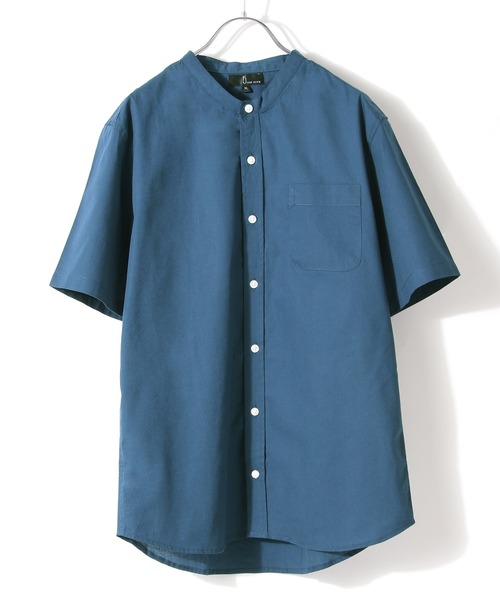 ZIP FIVE(ジップファイブ)の「【ZIP FIVE】ブロードバンドカラー半袖シャツ(シャツ/ブラウス・メンズ・ブラック/ベージュ/ホワイト×ネイビー/ブルー系その他/グレー系その他/ダークネイビー/ブルー系その他4/オリーブ/ベージュ系その他/ブラック×レッド/ホワイト系その他/ブルー系その他2/オフホワイト/ベージュ系その他2/ブルー系その他5/ブルー系その他3/チャコール/グレイッシュブルー/ベージュ系その他3/ダークグリーン/アイボリー/ブラウン/モカ/バーガンディー・XX-LARGE/LARGE/X-LARGE/X-SMALL/SMALL/MEDIUM)」の18枚目の写真