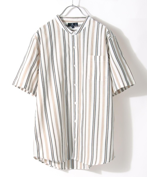 ZIP FIVE(ジップファイブ)の「【ZIP FIVE】ブロードバンドカラー半袖シャツ(シャツ/ブラウス・メンズ・ブラック/ベージュ/ホワイト×ネイビー/ブルー系その他/グレー系その他/ダークネイビー/ブルー系その他4/オリーブ/ベージュ系その他/ブラック×レッド/ホワイト系その他/ブルー系その他2/オフホワイト/ベージュ系その他2/ブルー系その他5/ブルー系その他3/チャコール/グレイッシュブルー/ベージュ系その他3/ダークグリーン/アイボリー/ブラウン/モカ/バーガンディー・XX-LARGE/LARGE/X-LARGE/X-SMALL/SMALL/MEDIUM)」の14枚目の写真