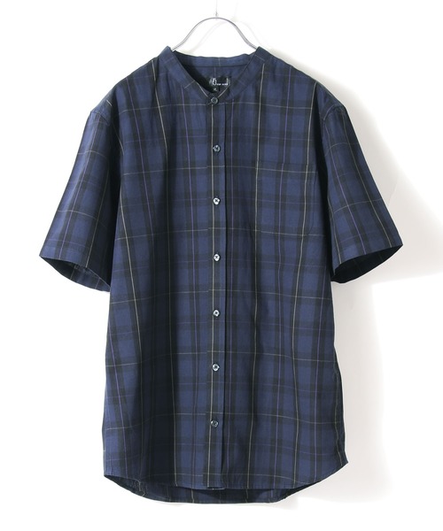 ZIP FIVE(ジップファイブ)の「【ZIP FIVE】ブロードバンドカラー半袖シャツ(シャツ/ブラウス・メンズ・ブラック/ベージュ/ホワイト×ネイビー/ブルー系その他/グレー系その他/ダークネイビー/ブルー系その他4/オリーブ/ベージュ系その他/ブラック×レッド/ホワイト系その他/ブルー系その他2/オフホワイト/ベージュ系その他2/ブルー系その他5/ブルー系その他3/チャコール/グレイッシュブルー/ベージュ系その他3/ダークグリーン/アイボリー/ブラウン/モカ/バーガンディー・XX-LARGE/LARGE/X-LARGE/X-SMALL/SMALL/MEDIUM)」の22枚目の写真