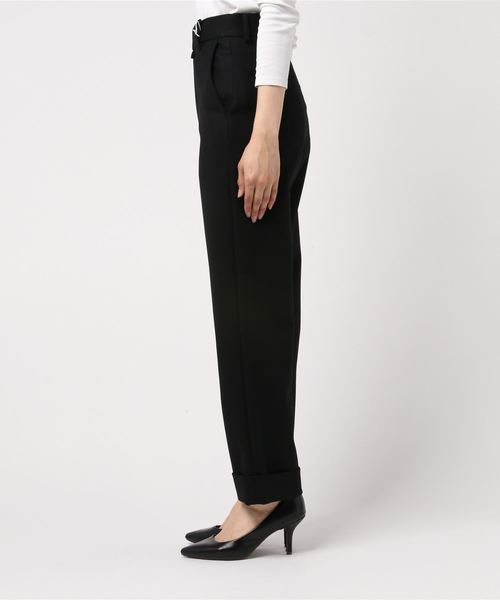 soe（ソーイ）の「【soe】High Waist Taperd PT（その他パンツ・レディース・ブラック・0/1）」の3枚目の写真
