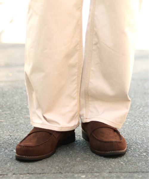 HERISSON（エリソン）の「HERISSON / エリソン SUEDE LOAFER（ローファー・メンズ・ブラック/ブラウン・25cm/26cm/27cm/28cm）」の2枚目の写真