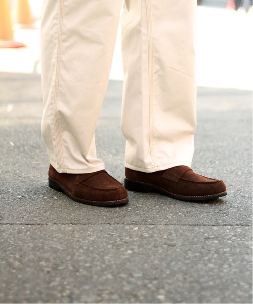 HERISSON（エリソン）の「HERISSON / エリソン SUEDE LOAFER（ローファー・メンズ・ブラック/ブラウン・25cm/26cm/27cm/28cm）」の5枚目の写真
