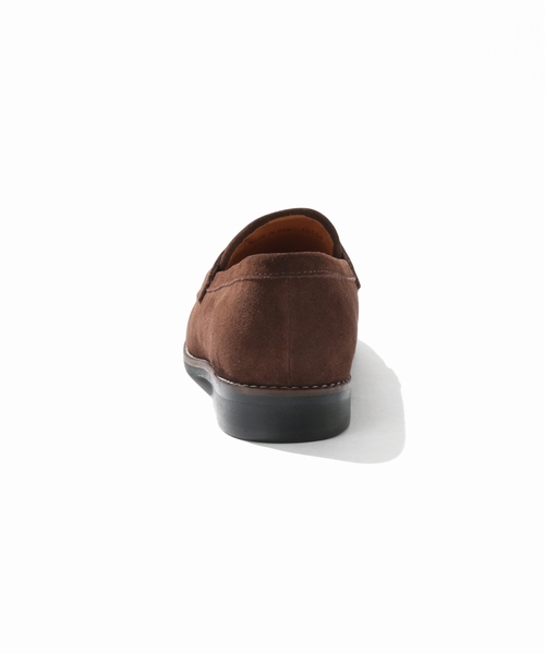 HERISSON（エリソン）の「HERISSON / エリソン SUEDE LOAFER（ローファー・メンズ・ブラック/ブラウン・25cm/26cm/27cm/28cm）」の3枚目の写真