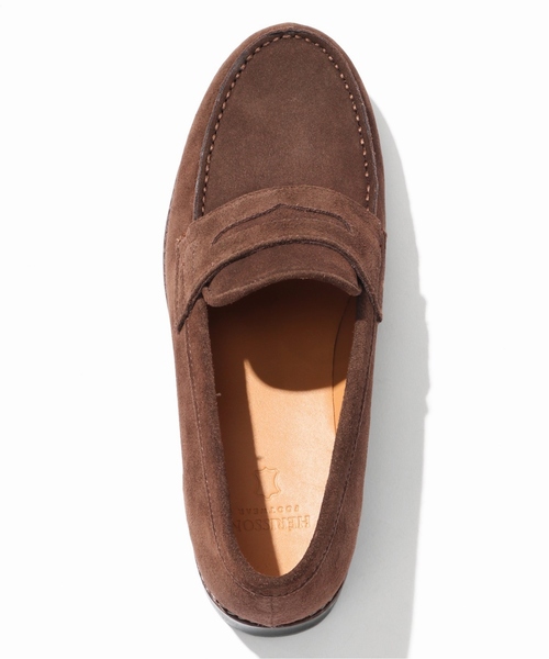 HERISSON（エリソン）の「HERISSON / エリソン SUEDE LOAFER（ローファー・メンズ・ブラック/ブラウン・25cm/26cm/27cm/28cm）」の6枚目の写真