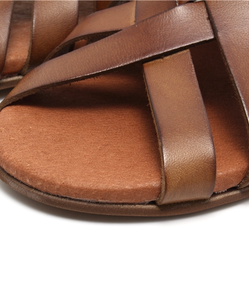 alcali（アルカリ）の「BIANCA×alcali 太メッシュサンダル（サンダル・レディース・ブラウン/ダークブラウン・3/4/2）」の6枚目の写真