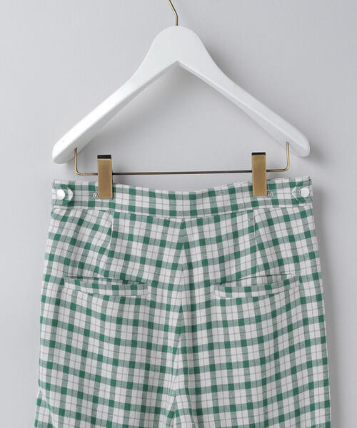 6（ロク）の「＜6(ROKU)＞CHECK PANTS/パンツ ο（その他パンツ・レディース・コバルトブルー/ベージュ・34/36/38）」の10枚目の写真