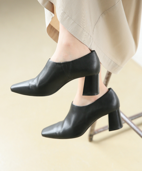 LOWRYS FARM(ローリーズファーム)の「ヒールブーティー 848416(ブーツ・レディース・ブラック/パイソン・MEDIUM/LARGE)」の2枚目の写真