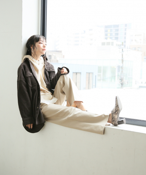 LOWRYS FARM(ローリーズファーム)の「ヒールブーティー 848416(ブーツ・レディース・ブラック/パイソン・MEDIUM/LARGE)」の3枚目の写真